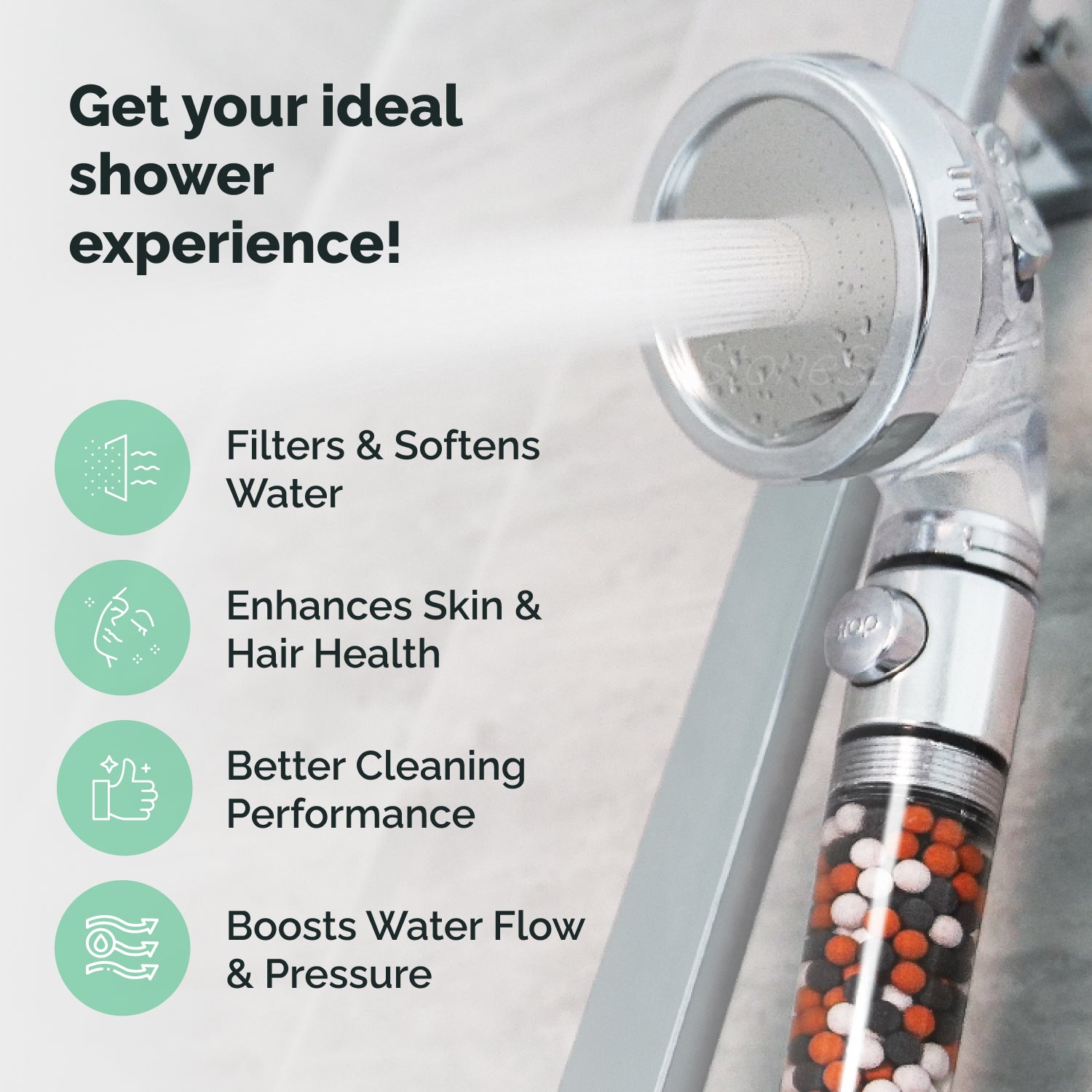 EcoPower Shower Head