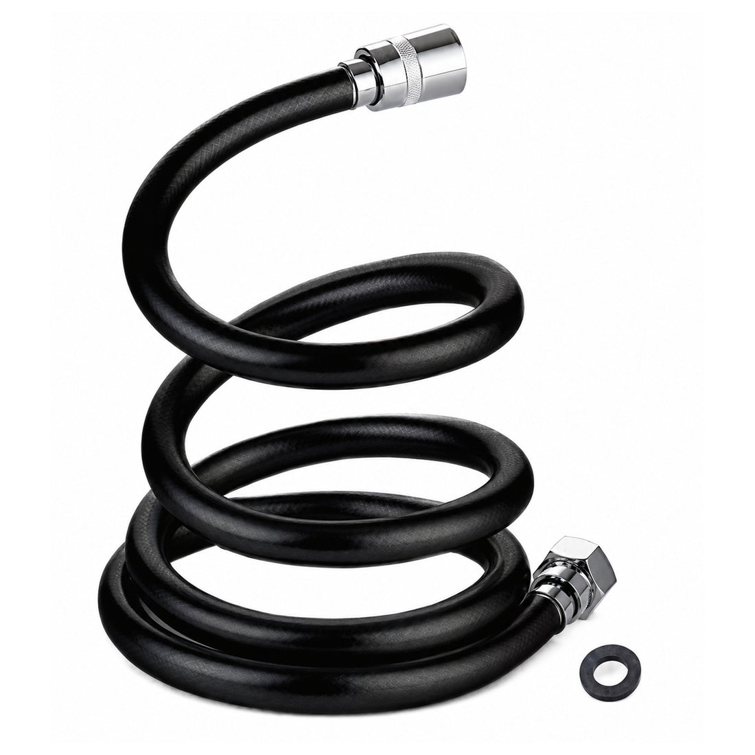 Flexible de douche noir premium (1,5m) - StoneStream