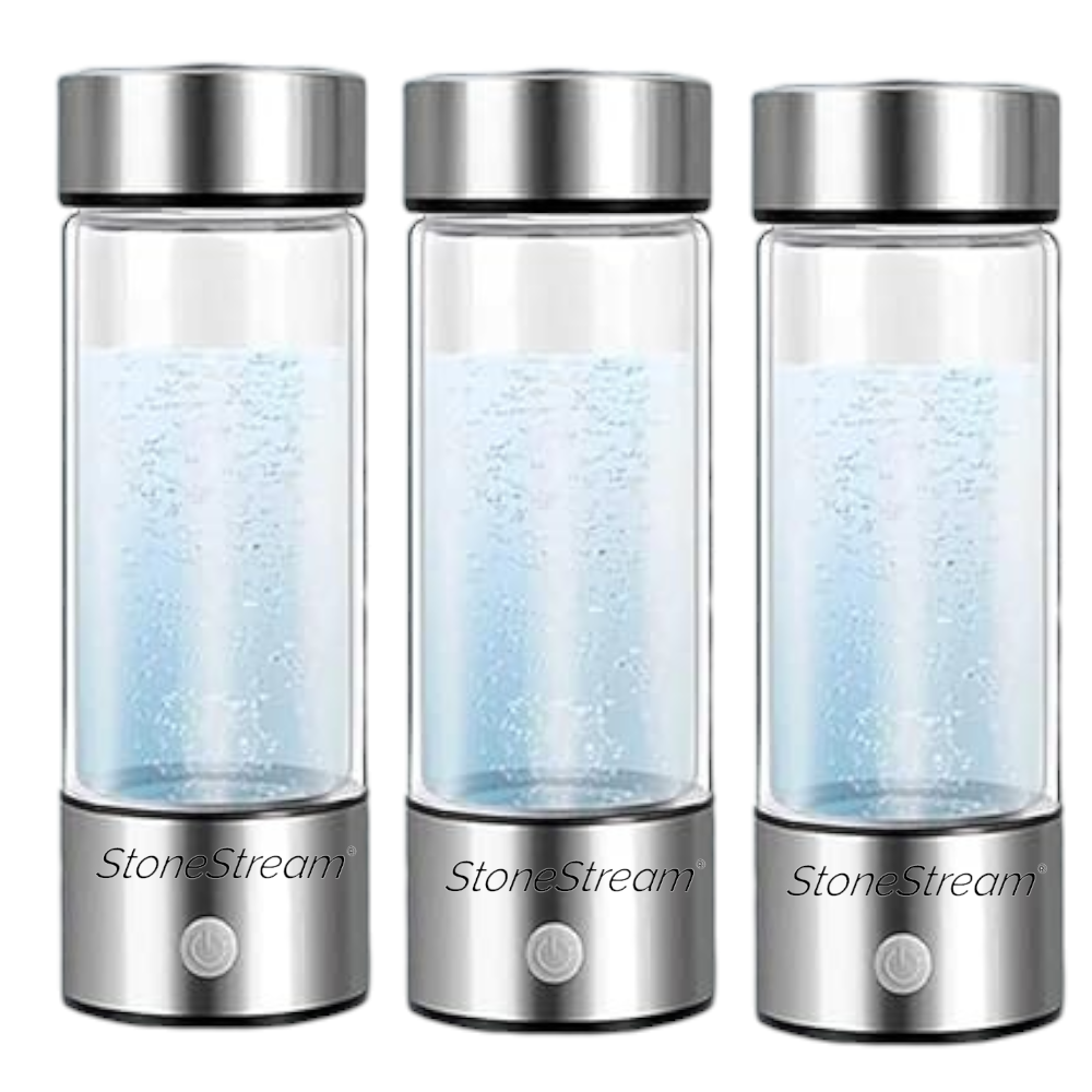 3 Pack of Hydrogen Water Bottles - StoneStream