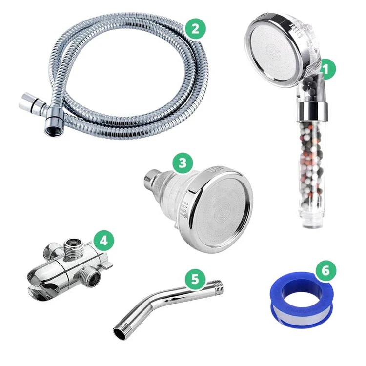 Electric Shower Compatible Filtered Ionic Ecopower Shower head