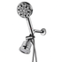 shower head with mineral stones