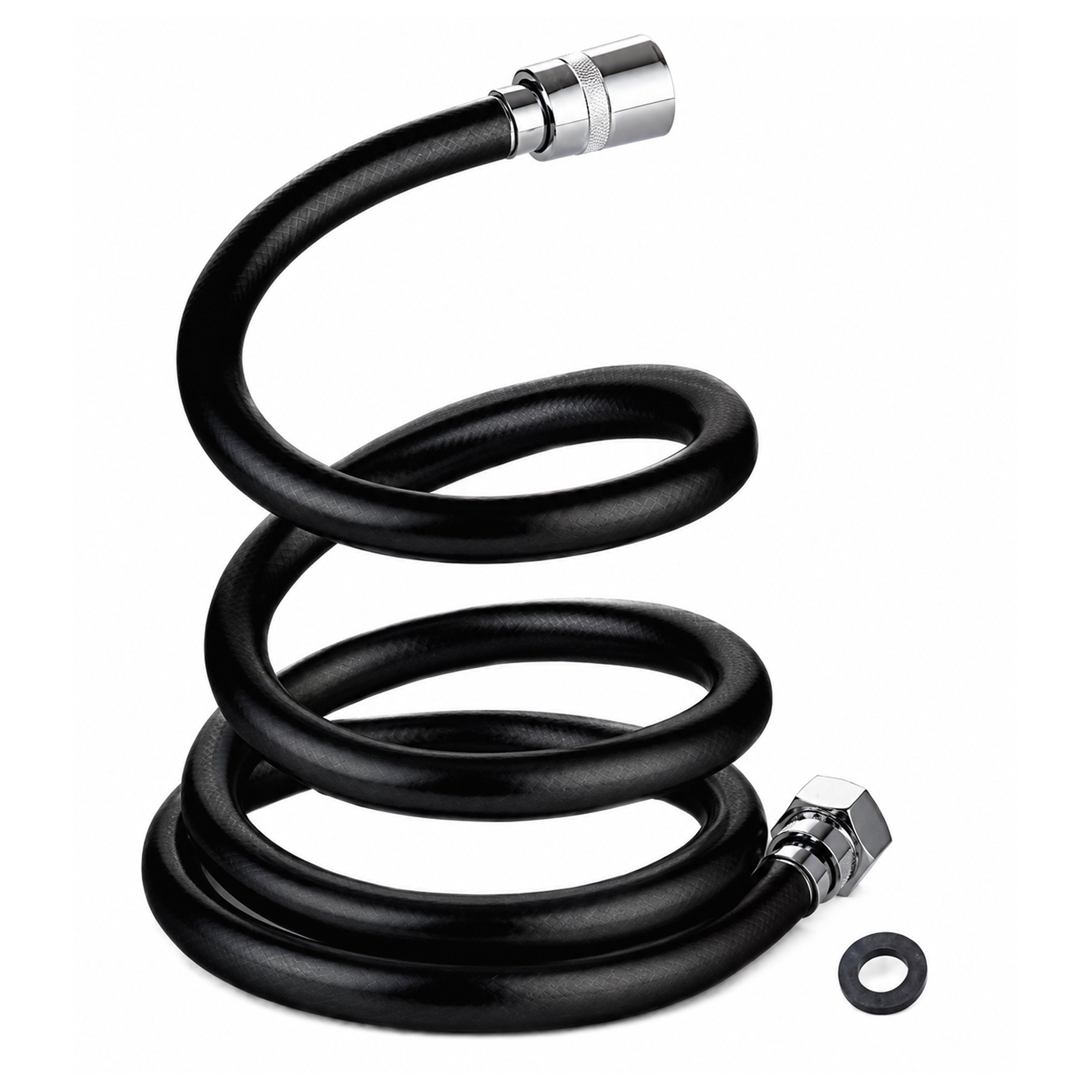 Flexible de douche noir premium (1,5m) - StoneStream