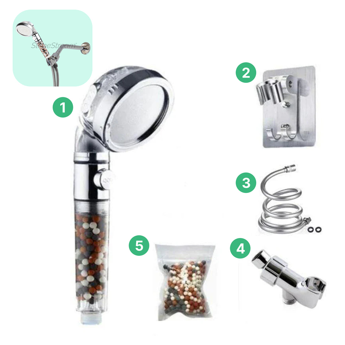 Le meilleur pommeau de douche filtrant StoneStream