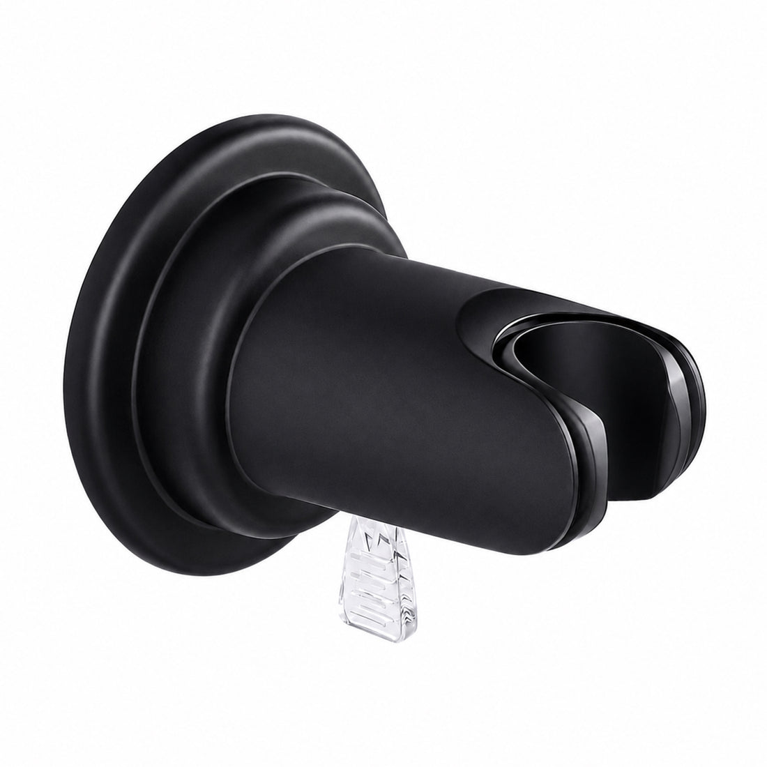 Support de Pommeau de Douche à Ventouse Réglable Noir